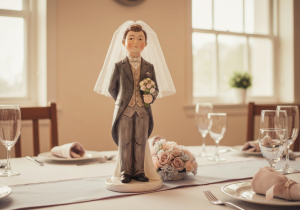 Bräutigam Deko Figur