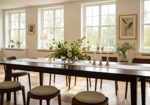 Bügelfreie Tischdecke