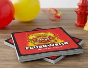 Feuerwehr Servietten
