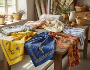 Französiche Tischdecken Französiche Tischdecken