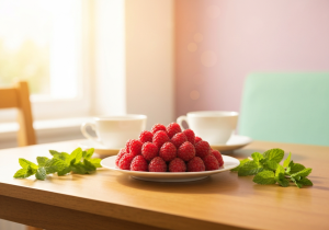 Himbeere Deko