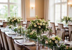 Hochzeitsgestecke Tisch