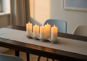 Kerzenschale 4 Kerzen