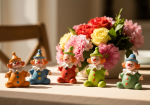 Kleine Clowns Deko Figur