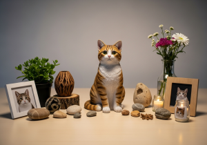 Kleine Katzenfigur