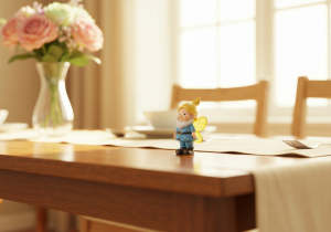 Kleine Kunstharzfigur