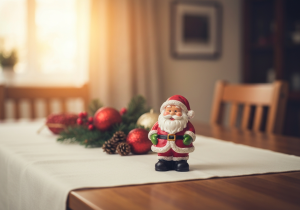 Kleine Weihnachtsmann Figur