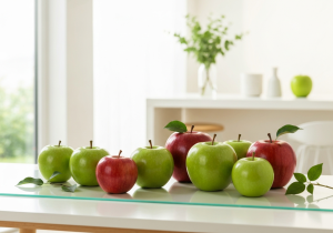 Künstliche Äpfel