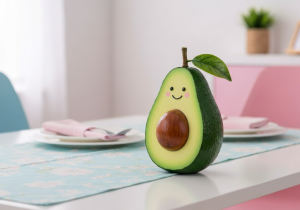 Künstliche Avocado