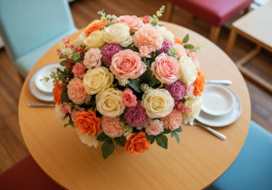 Kunstblumenstrauß groß