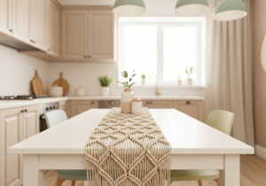 Makramee Tischläufer