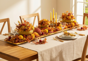 Mitteldecke 80x80 Herbst