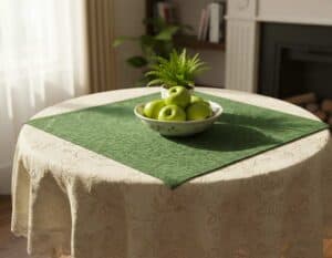 Mitteldecke 80x80 in Grün Mitteldecke 80x80 in Grün