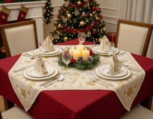 Mitteldecke Weihnachten 100x100 Mitteldecke Weihnachten 100x100