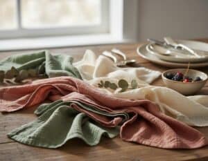Musselin Servietten Musselin Servietten