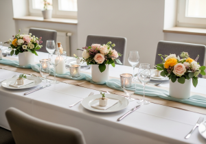 Papiertischdecke Hochzeit