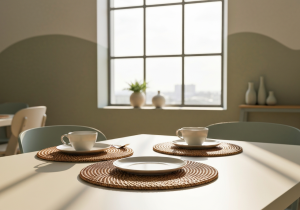 Platzsett Rattan