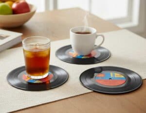 Schallplatten Untersetzer