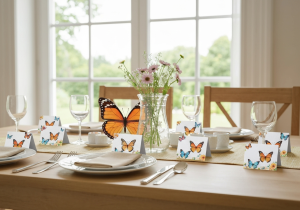 Schmetterling Tischkarten
