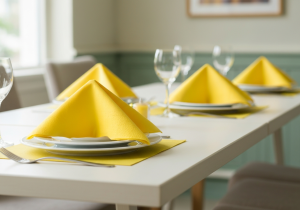 Servietten Gelb