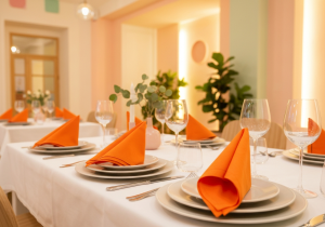 Servietten Orange