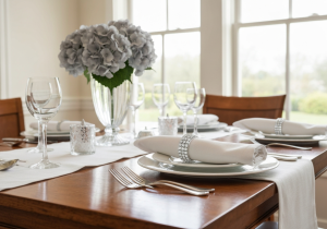 Servietten Silberhochzeit