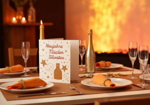 Servietten Silvester