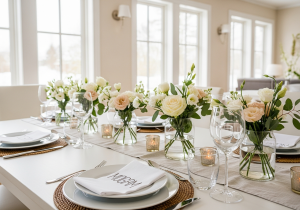 Servietten mit Monogramm