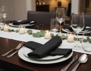 Servietten für Trauerfeier
