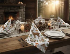 Servietten mit Waldtieren Servietten mit Waldtieren