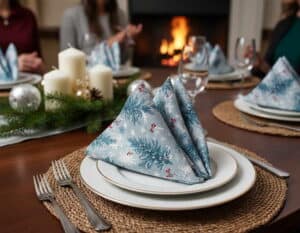 Servietten mit Wintermotiv