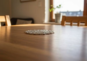 Silber Untersetzer