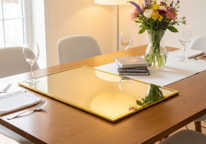 Spiegeltablett Gold