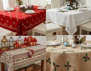 Tischdecken für Weihnachten