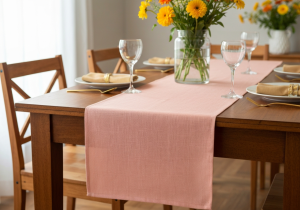 Tischläufer Rosagold