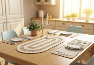 Tischsets geflochten oval