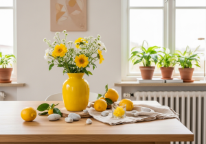 Zitronenvase