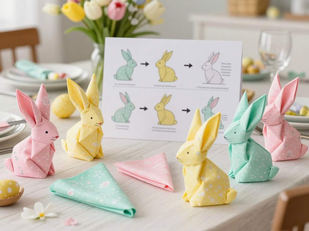 Anleitung Serviettenhasen Anleitung Serviettenhasen