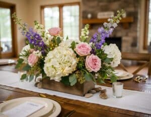 Gestecke für den gedeckten Tisch