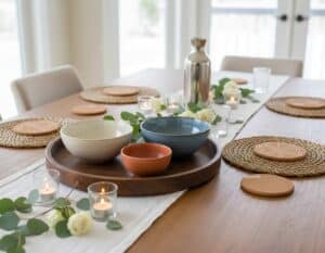 Praktische und schöne Servierdeko