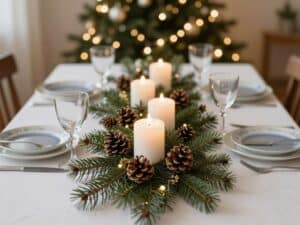 Tischdeko nach Weihnachten