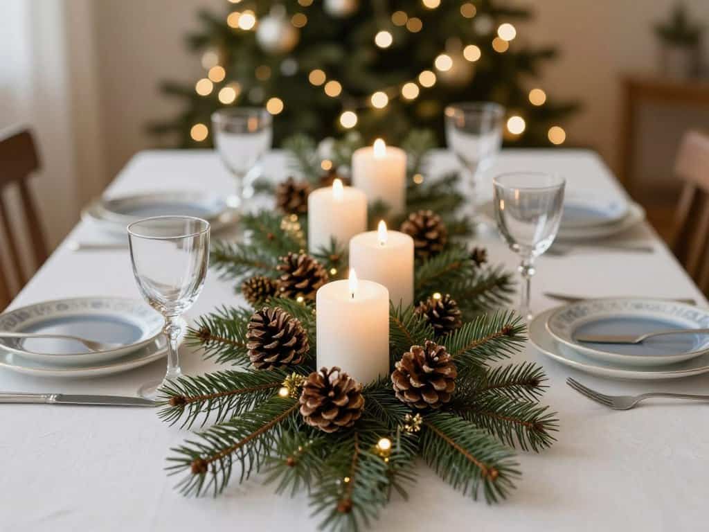 Tischdeko nach Weihnachten