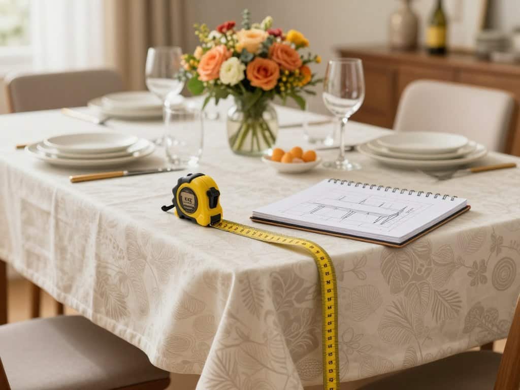 Tischdeckengröße berechnen Tischdeckengröße berechnen
