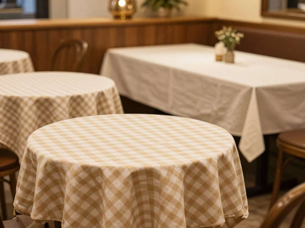 Welche Tischdeckengröße für welchen Tisch