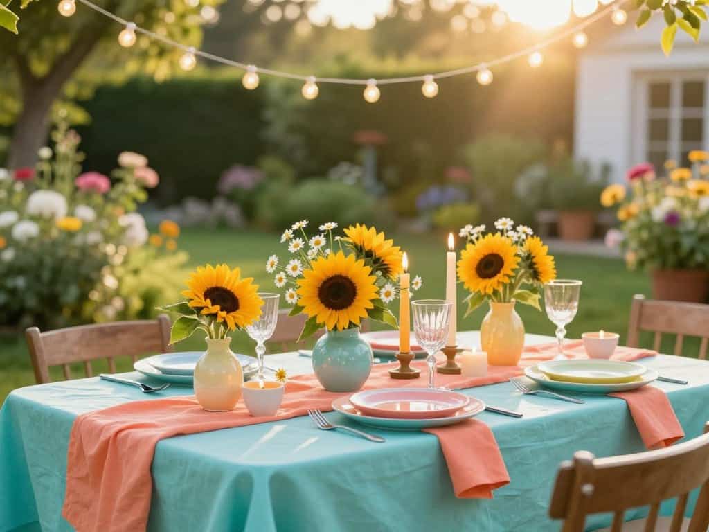 Motto Tischdeko Sommer Motto Tischdeko Sommer