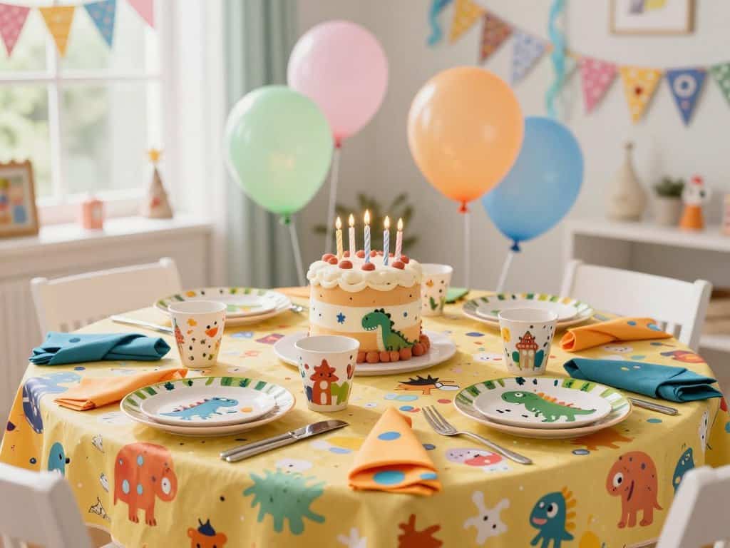 Tischdeko Motto Kindergeburtstag