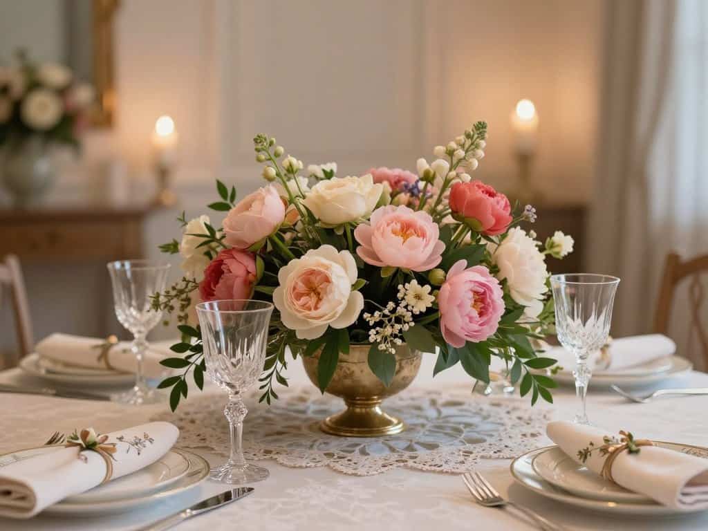 Welches Blumengesteck passt zu welcher Tischdeko?