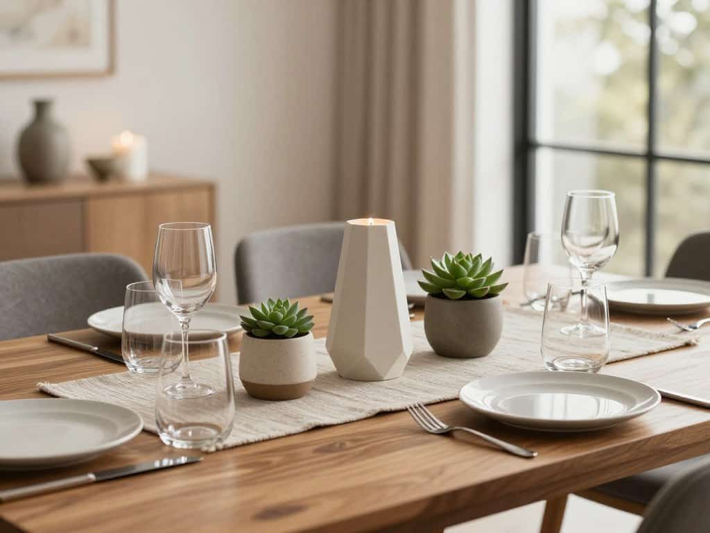 moderne Tischdeko Trends