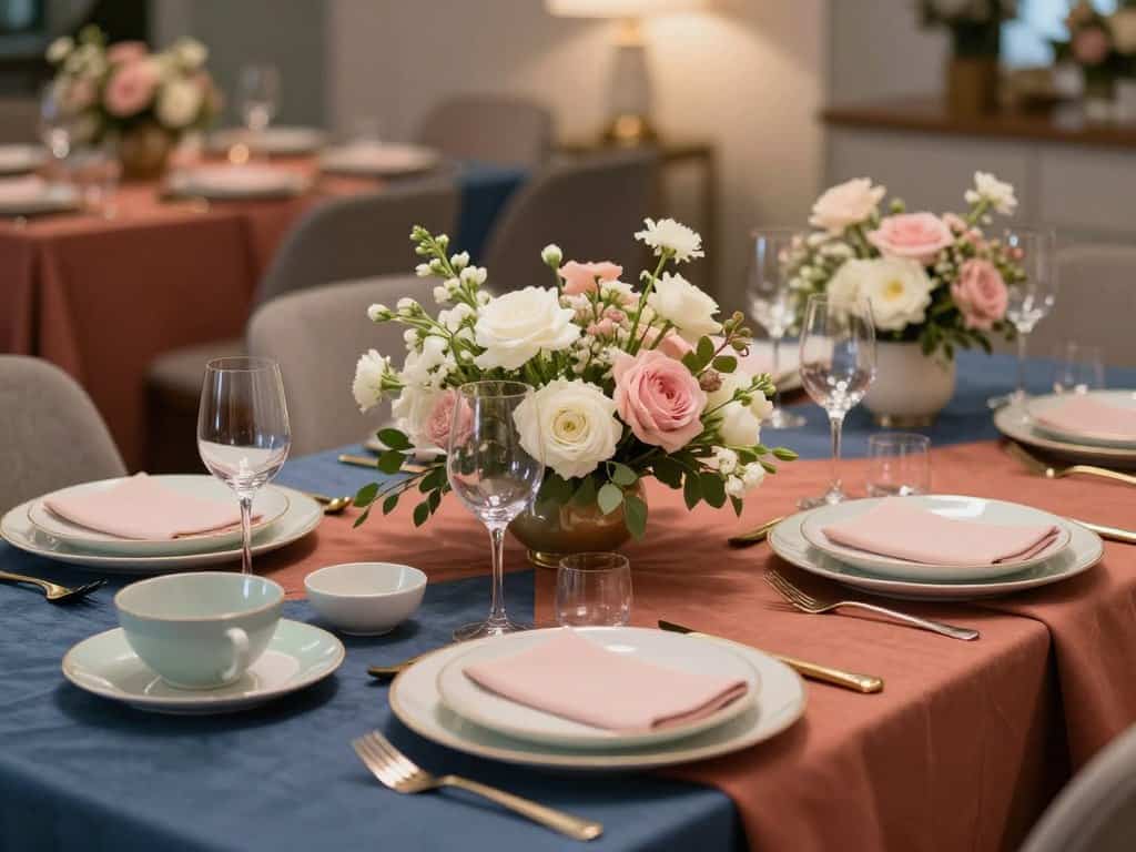 Welche Farbkonzepte bei der Tischdeko